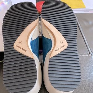 Never worn genuine Burberry shoes. Size 38. Leather and suede. $100 firm.